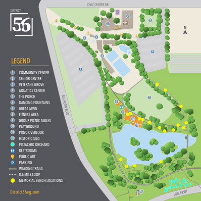 a map of The Preserve